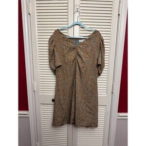 Treasure & Bond Paisley Ruched Dress size 1X